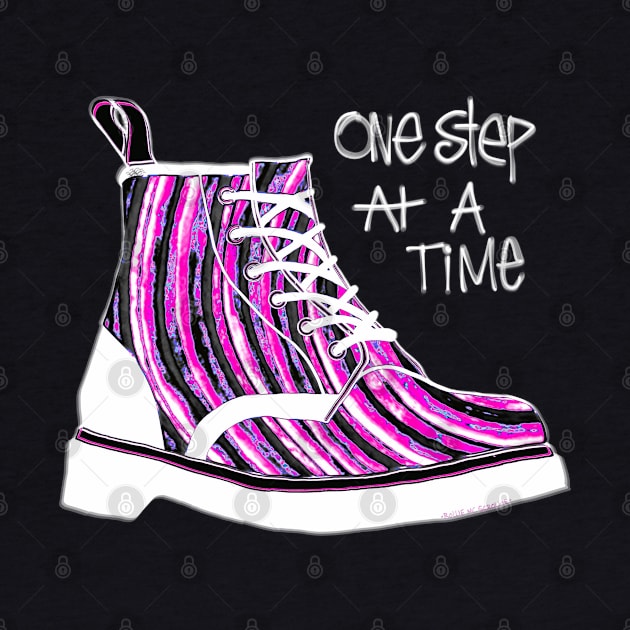 One Step At A Time Pink Boot by ROLLIE MC SCROLLIE